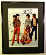THE ROLLING STONES/SIGNED PHOTO/FRAMED/COA